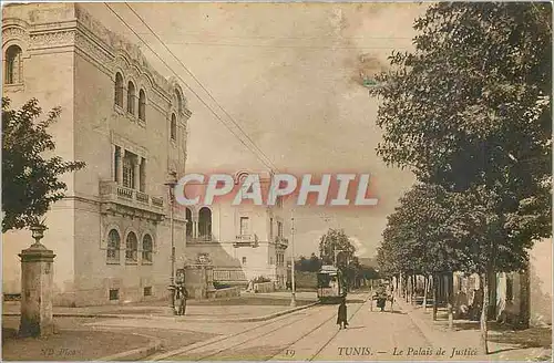 Ansichtskarte AK Tunis Le Palais de Justice