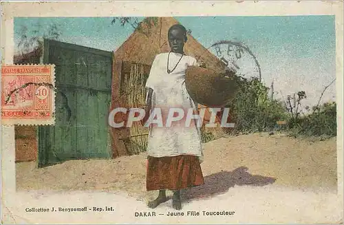 Cartes postales Dakar Jeune Fille Toucouleur
