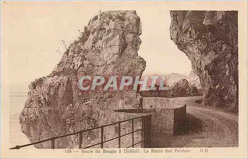Cartes postales Route de Bougie a Djidjelli La Route des Falaises