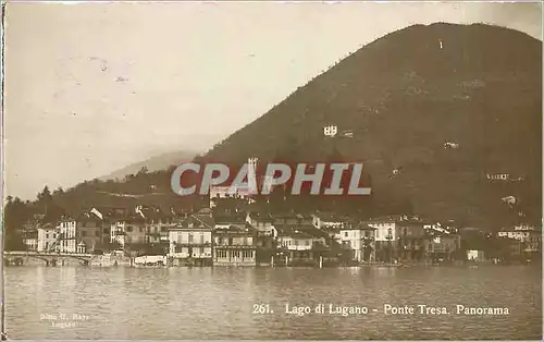 Cartes postales Lago di Lugano Ponte Tresa Panorama