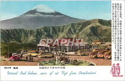 Cartes postales National Park Hakone seen of Mt Fuji from Owakudani