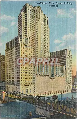 Cartes postales Chicago Civic Opera Building Chicago
