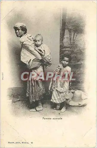 Cartes postales Femme nomade