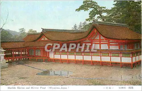 Cartes postales Marodo Shrine and Mirror Pond Miyajima Japan