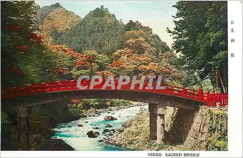 Ansichtskarte AK Nikko Sacred Bridge