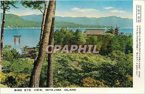 Cartes postales Bird Eye View Miya Jima Island