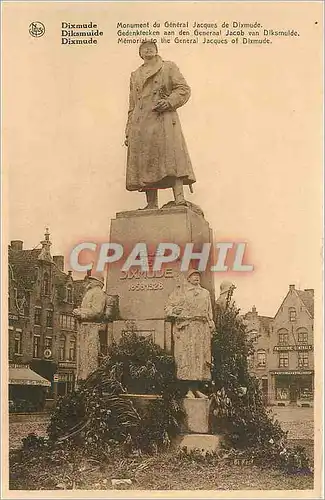 Cartes postales Dixmude Monument du General Jacques de Dixmude