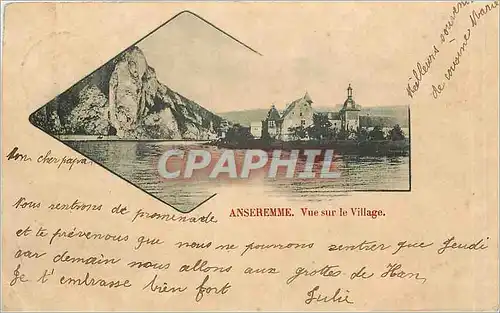 Cartes postales Anseremme Vue sur le Village