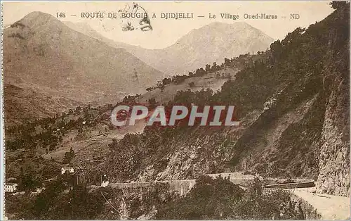 Cartes postales Route de Bougie a Djidjelli Le Village Oued Marsa