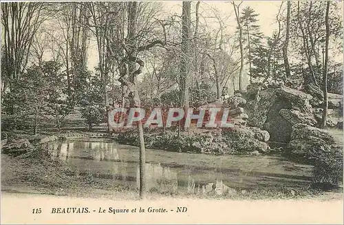 Cartes postales Beauvais Le Square et la Grotte