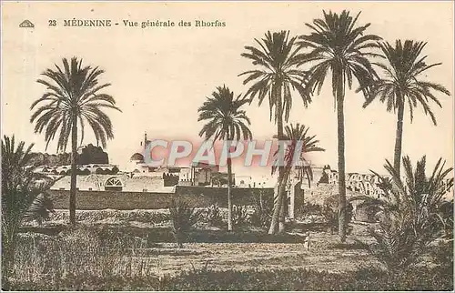 Cartes postales Medenine Vue generale des Rhorfas