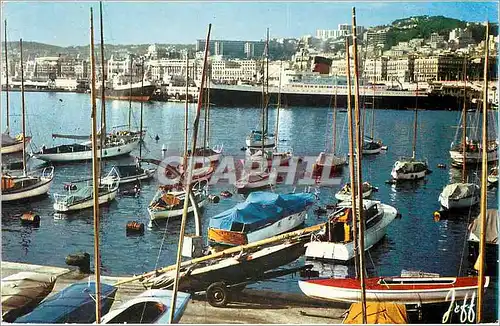 Cartes postales Alger Le port et vue generale