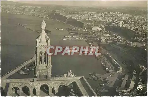 Ansichtskarte AK Oran La Basilique de Santa Cruz et vue generale