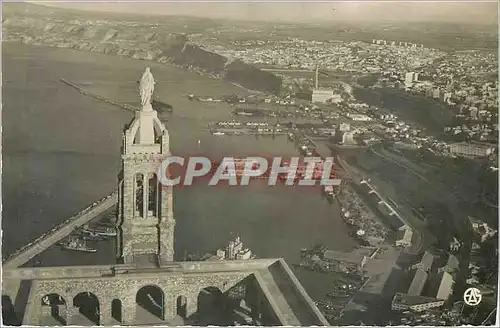 Cartes postales Oran La Basilique de Santa Cruz et vue generale