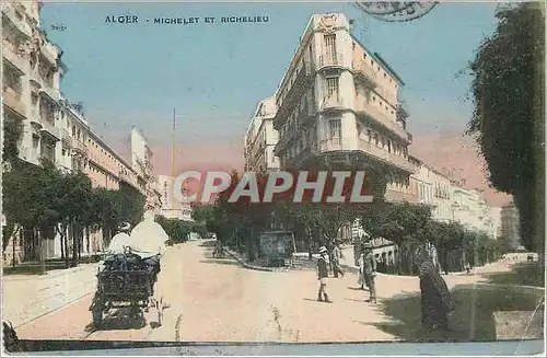Cartes postales Alger Michelet et Richelieu