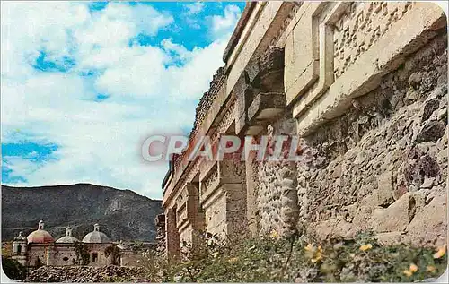 Cartes postales Mitla's Main Temple the church is to the back Mitla Oaxaca Mexico