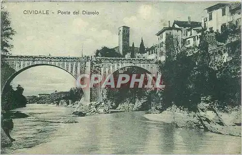 Ansichtskarte AK Cividale Ponte del Diavolo