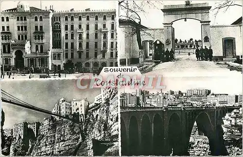 Cartes postales Souvenir de Constantine En haut a gauche Hotel Cirta
