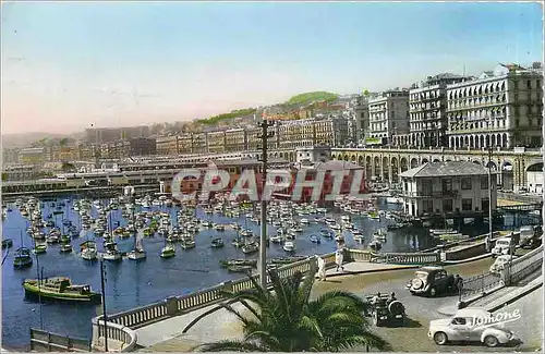 Cartes postales Alger Rampes de l'Amiraute et Boulevard Amiral Pierre