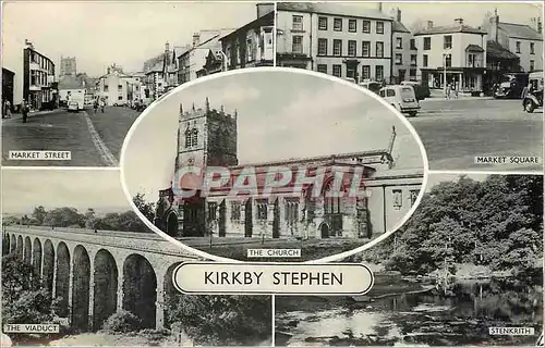Cartes postales Kirby Stephen Market Street The Church Market Square The Viaduct Stenkrith