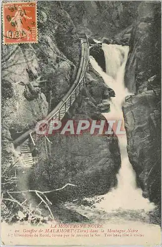 Cartes postales La Montagne Noire Gouffre de Malamort Tarn dans la Montagne Noire