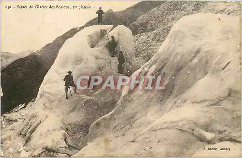 Cartes postales Seracs du glacier des Bossons Alpinismes