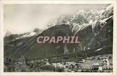 Cartes postales Les Bossons et les Aiguilles de Chamonix