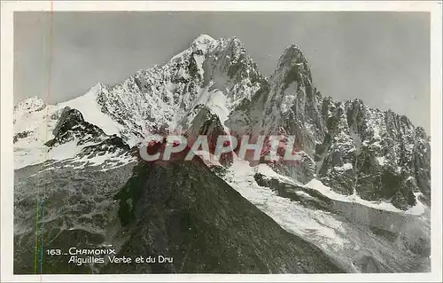 Cartes postales Chamonix Aiguilles Verte et du Dru