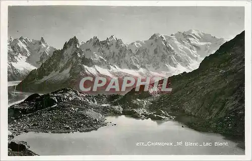 Ansichtskarte AK Chamonix Mt Blanc Lac Blanc