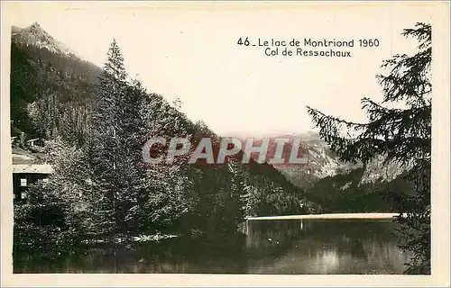 Cartes postales Le lac de Montriond Col de Ressachaux