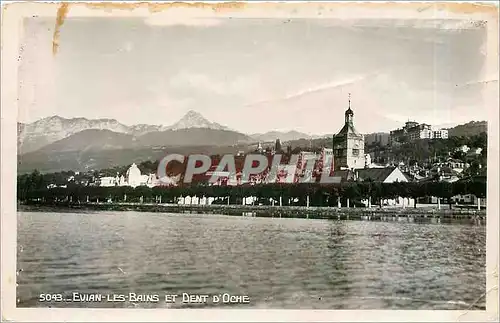 Cartes postales Evian les Bains Et Dent d'Oche