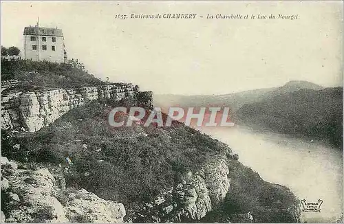 Cartes postales Environs de Chambery La Chambotte et le Lac Bourgel