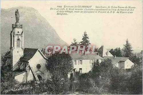 Cartes postales Environs de Chambery Sauctuaire de Notre Dame de Myans