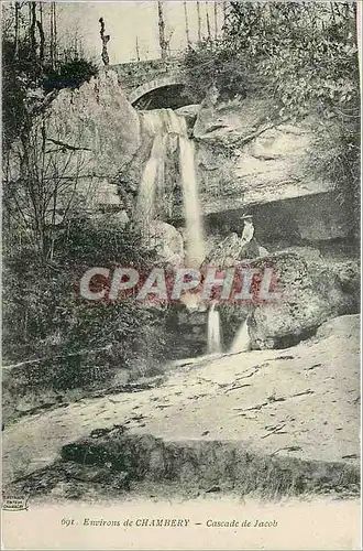 Ansichtskarte AK Environs de Chambery Cascade de Jacob