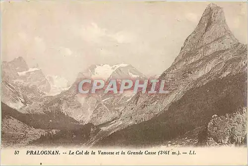 Cartes postales Pralognan Le Col de la Vanoise et la Grande Casse