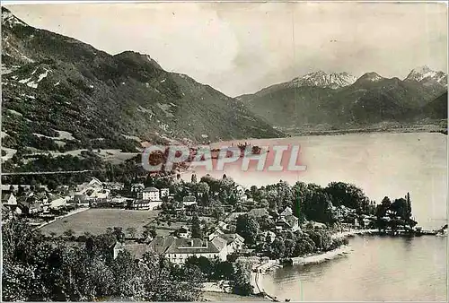 Cartes postales Lac d'Annecy Talloires Vue generale