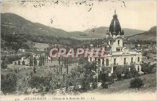 Ansichtskarte AK Aix les Bains Chateau de la Roche du Roi