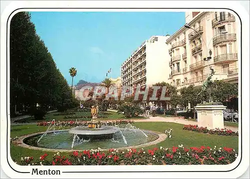 Cartes postales moderne Menton Les Jardins Bioves