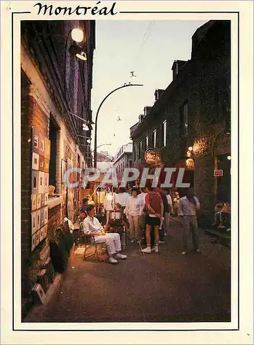 Cartes postales moderne Montreal Rue St Amable Vieux Montreal