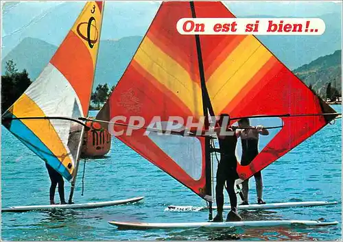 Cartes postales moderne Les joies de la planche a voile