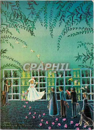 Cartes postales moderne Javo La Boutique des Fleurs
