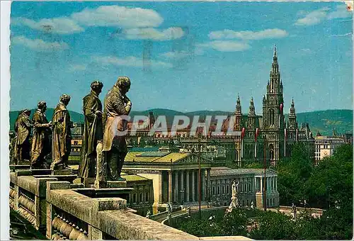 Cartes postales moderne Vienne Vue du Parlament et de l'hotel de Ville