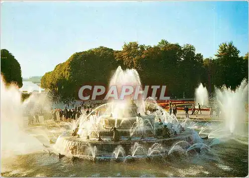 Moderne Karte Versailles Bassin de Latone Grandes Eaux Latona Bassin mit Springbrunnen