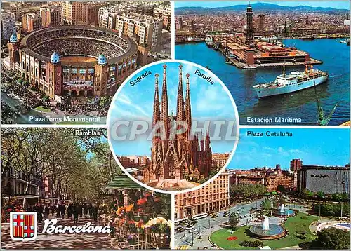 Cartes postales moderne Barcelona Varios aspectos