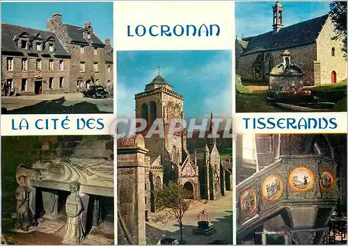 Cartes postales moderne Locronan La Cite des Tisserands