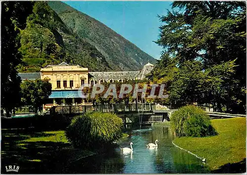 Moderne Karte Luchon La Reine des Pyrenees Le Casino et son lac