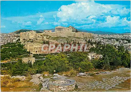 Cartes postales Athene Vue de l'Acropole