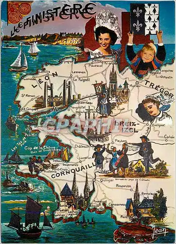 Cartes postales La Bretagne Le Finistere