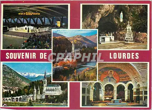 Cartes postales Souvenir de Lourdes