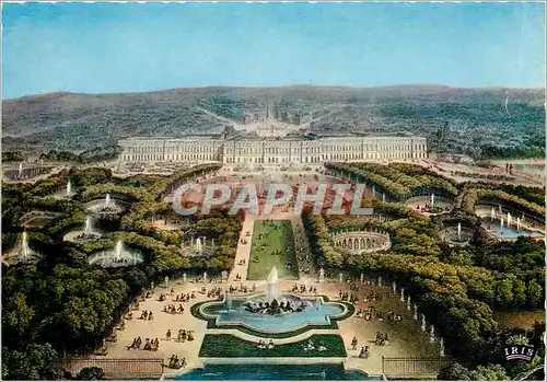 Ansichtskarte AK Versailles S et O Vue generale du Parc et du Palais